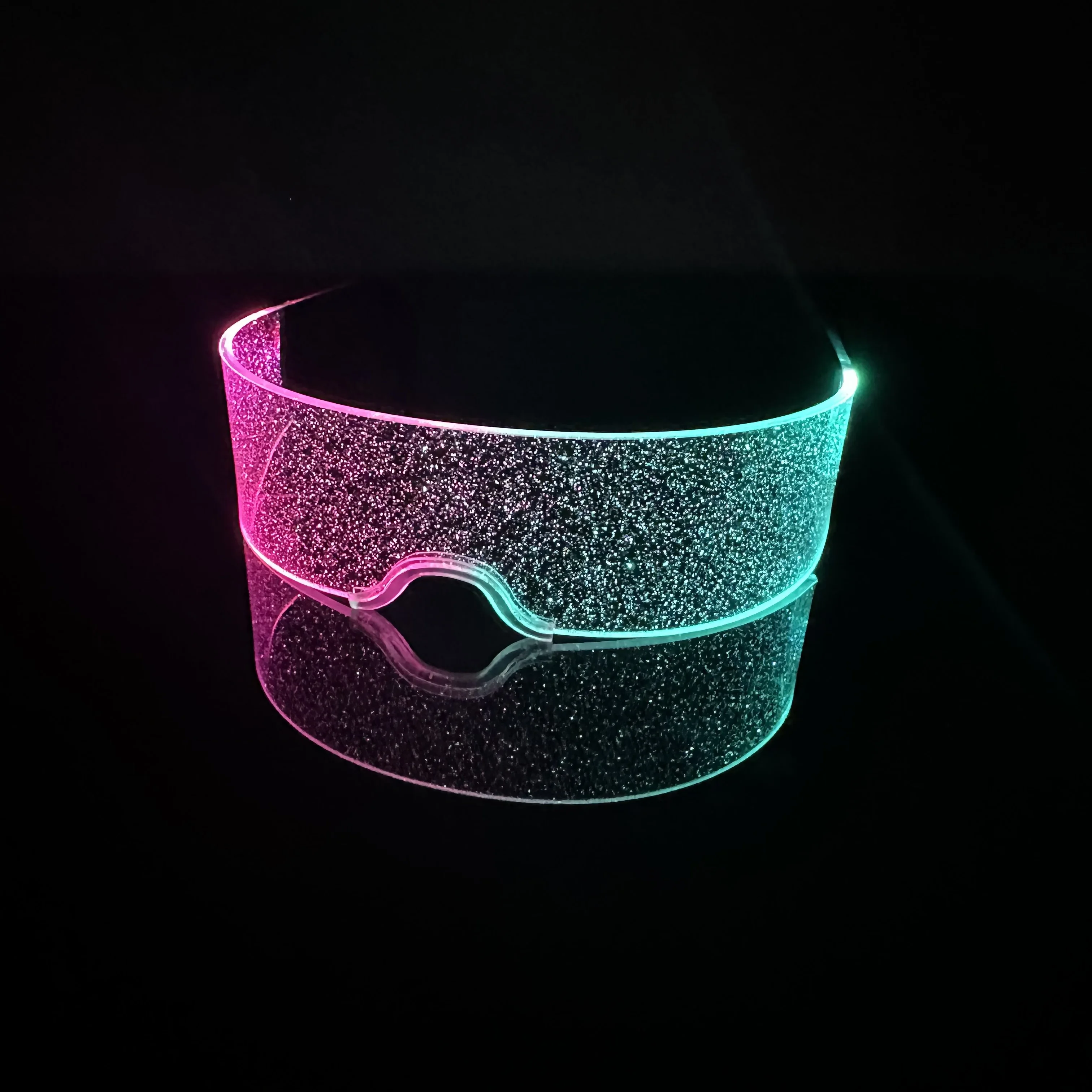 Neue Bunte LED Gläser Frauen Männer Decor Brillen Leuchtende Party Gläser Glowing Für Rave Nachtclub Bar Tanzen Party – Detail 3