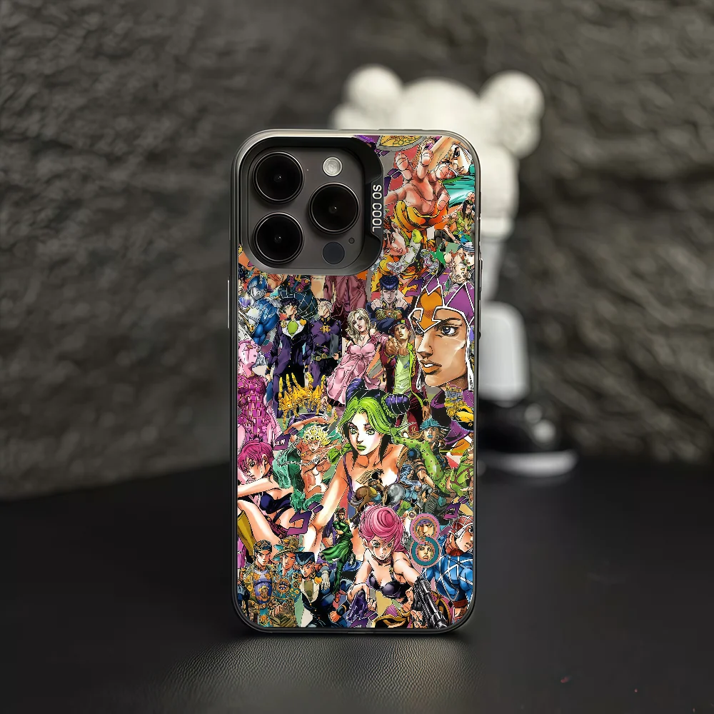 Anime Gyro Zeppeli JoJo Protective Phone Case with Vibrant IMD Design