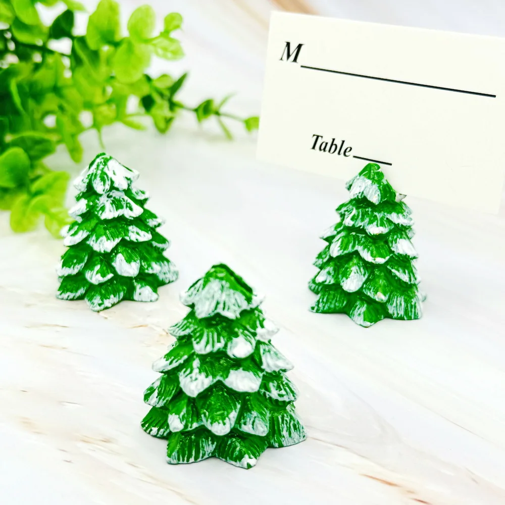

Green Christmas Tree Seat Holder, Party Decoration Supplies, Table Holder, Business Card Holder, Ornaments