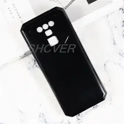 Enhanced Back Finger Ring Soft TPU Silicone Phone Case Cover for Oukitel K15 Pro (Black TPU Case)