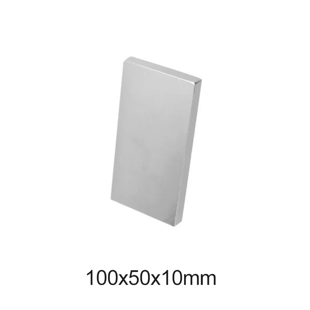 

100x50x10mm Big Quadrate Super Powerful Strong Magnetic Magnets N35 Block Thick Permanent NdFeB Magnet 100x50x10 100*50*10