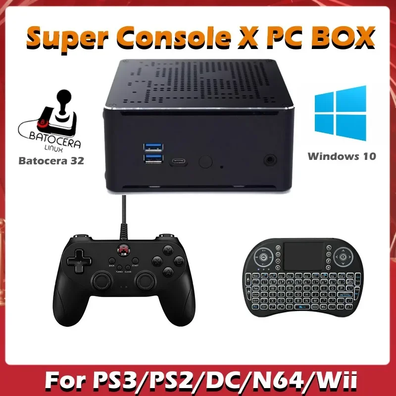 

Супер консоль Kinhank X PC Box Ретро игровая консоль Мини ПК встроенные 71000 игр поддержка эмулятора DC/N64/Wii 80 +