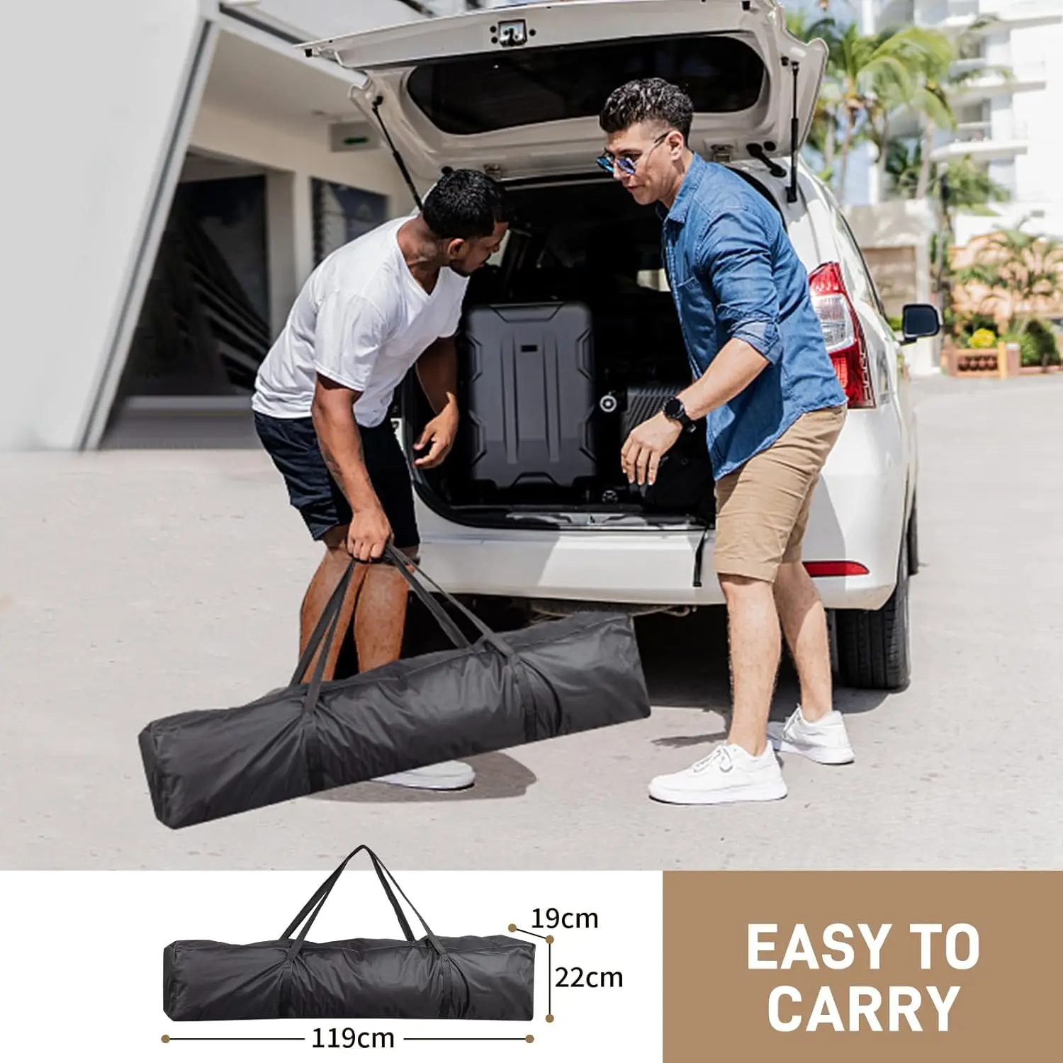 10x10ft Ez Pop Up Canopy, Portable Instant Canopy Tent with 4 SideWalls for Outdoor Events, Party, Wedding, Birthday,Graduation