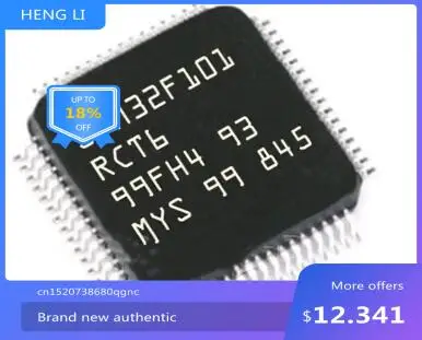 

100% NEW Free shipping STM32F101RCT6 STM32F101RCT6TR STM32F101RC ARM-MCU