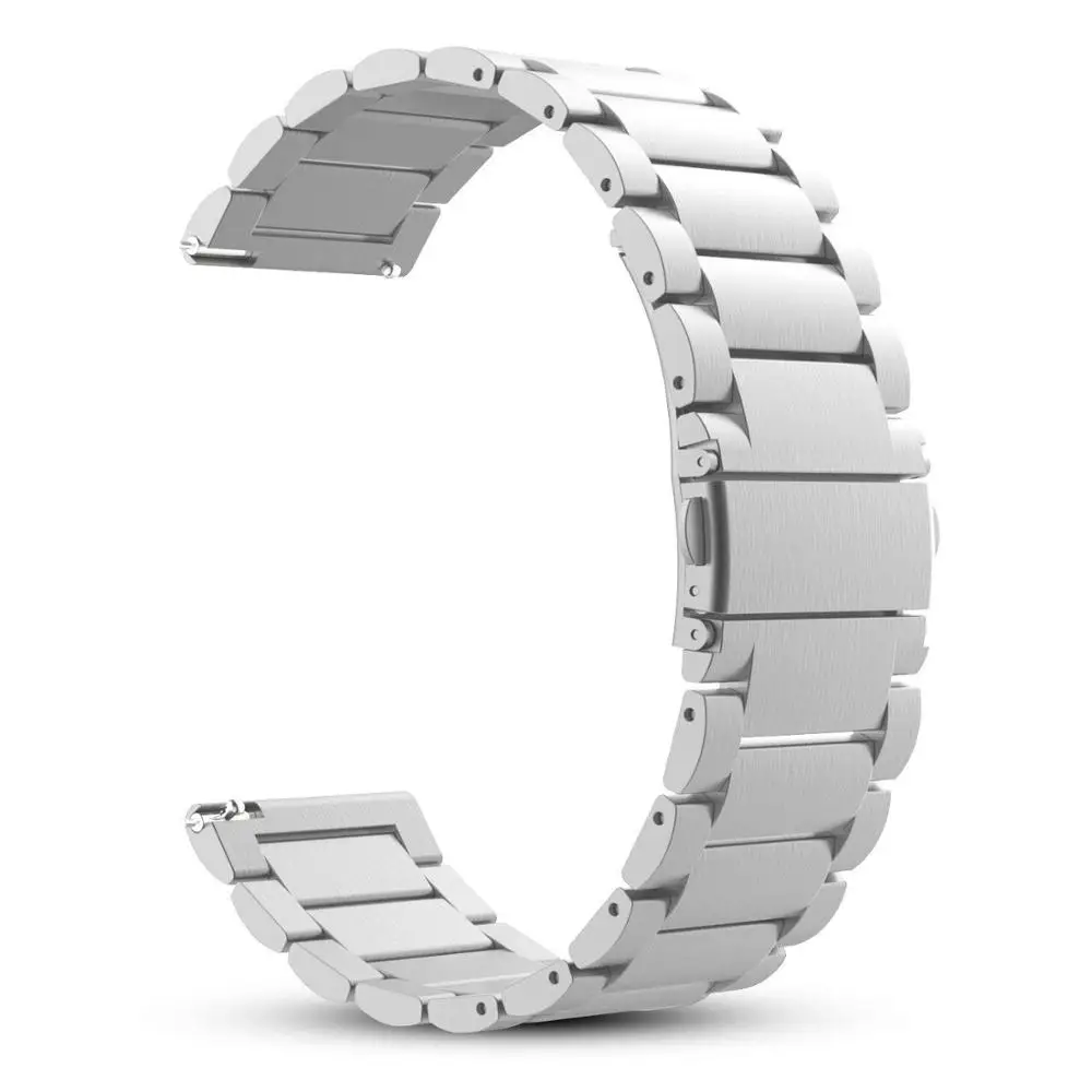 Stainless Steel Smartwatch Strap - 20mm/22mm Adjustable Band
