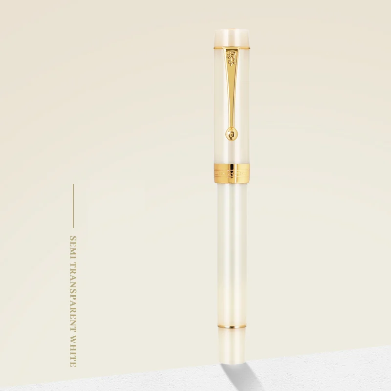 JINHAO 100 Centennial Fountain Pen Resin Gold Clip Nib EF F M Students Pens Business Stationery School Office Suppli