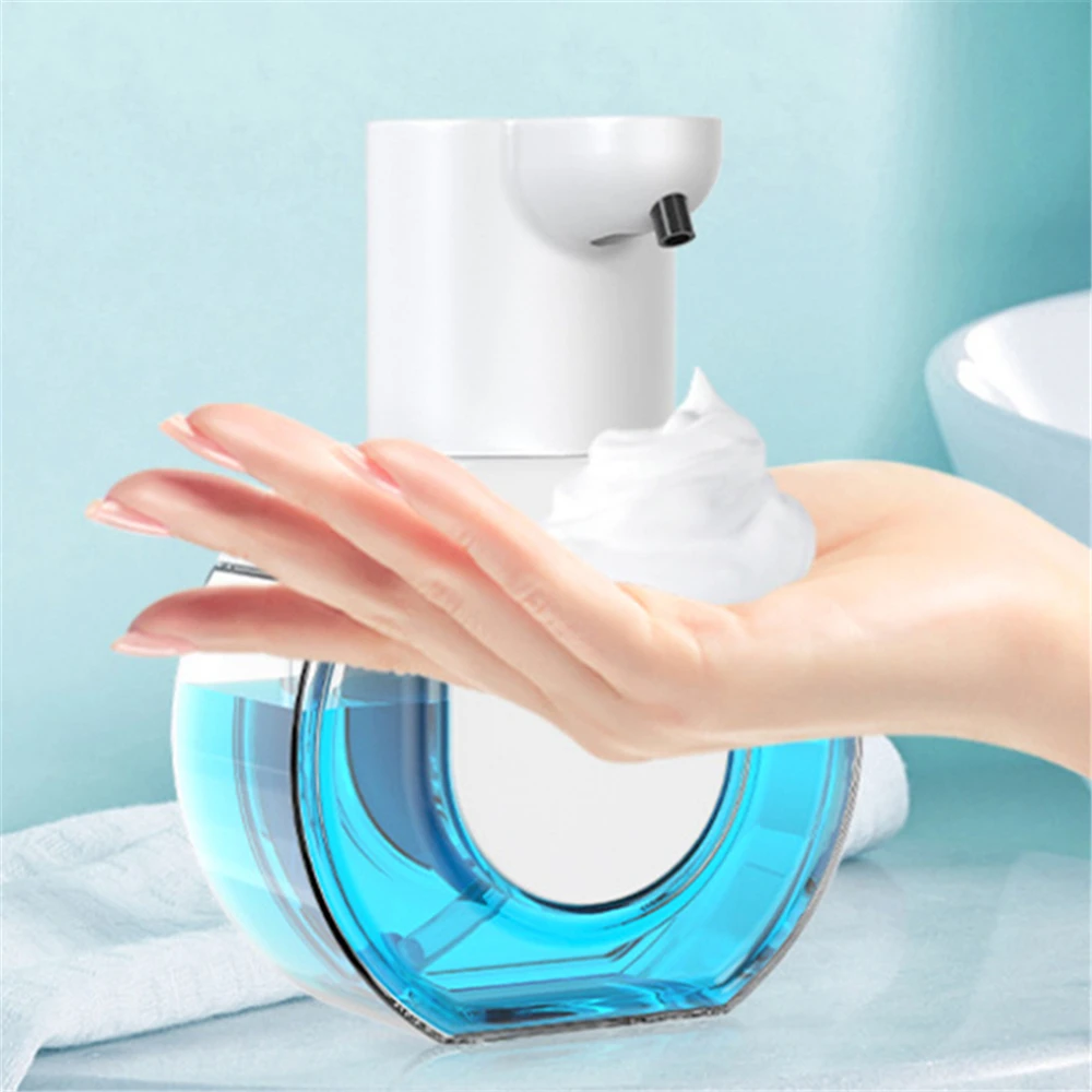 

Wall Mounted Touchless Infrared Sensor Foam Dispenser Intelligent USB Charging 4 Gears Adjustable Automatic Soap Dispenser 420ML