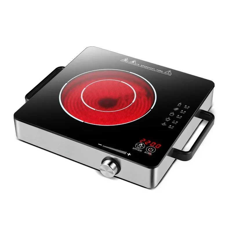 Electrical Magnetic Waterproof Induction Cooker Hob Oven Hot Pot Stove Timer Ceramic Heating Furnace Cooktop Plate 2200W EU induction cooker,electric stove boiler