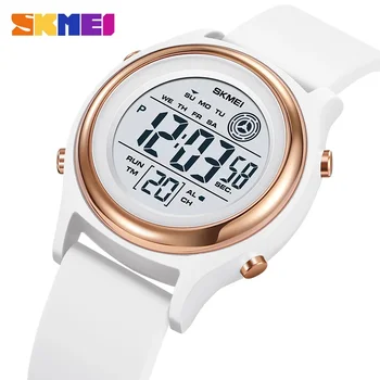 SKMEI Luxury Waterproof Shockproof Sport Countdown Watches Womens Digital Wristwatch for Women Stopwatch Lady Girl Relojes 2094 1