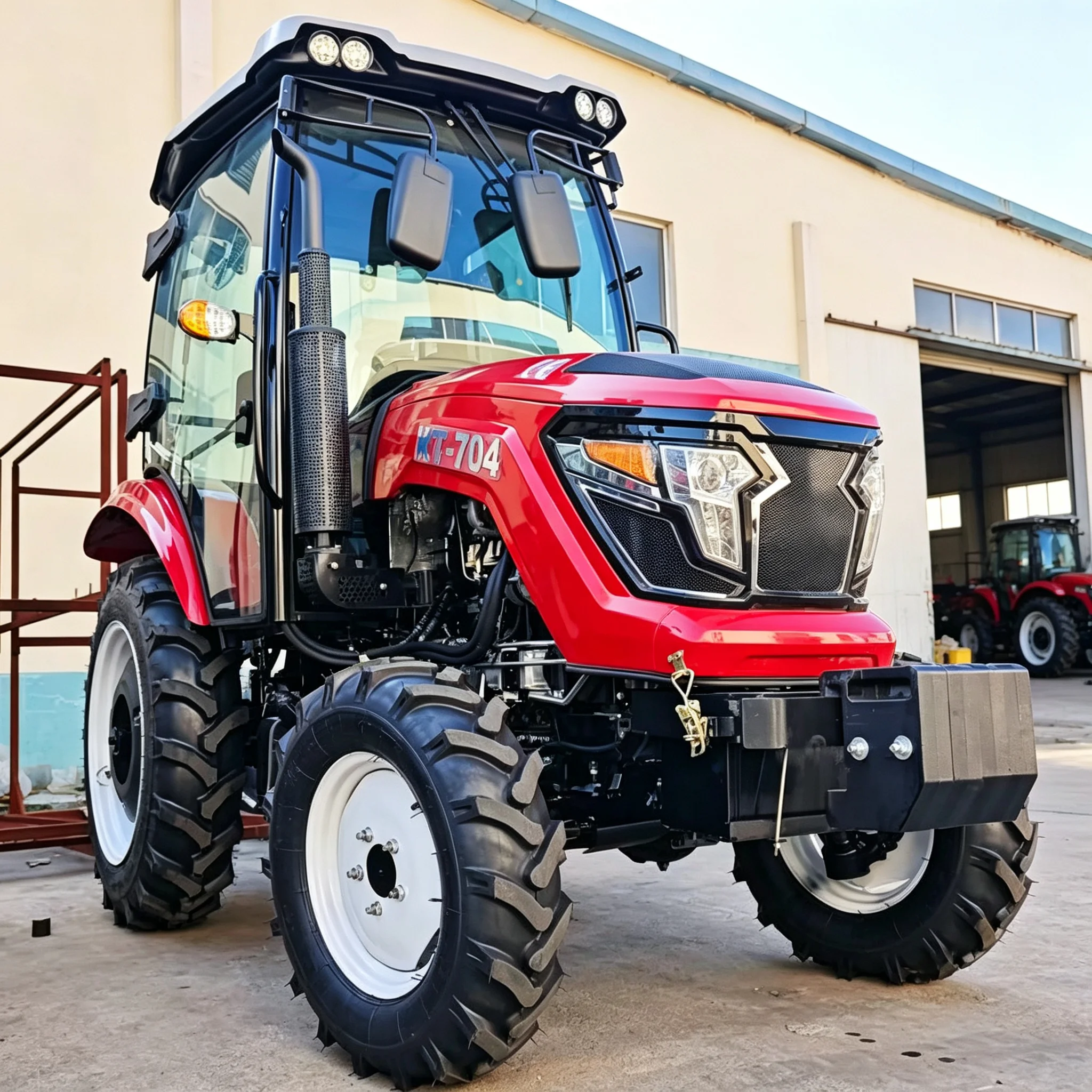 Diesel 4x4 Traktor 70PS CE Euro5 Maßgeschneiderte Nutzmaschine für Obstgärten und Reihenkulturen mit Zapfwelle Landwirtschaftliche Ausrüstung