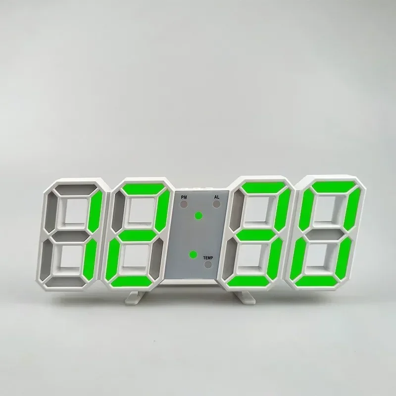 3D Wall Clock Led Digital Watches Hanging Decoration Home Decoration for Bedroom Decor Interior Room Night Light Mode Large wall clock,digital wall clock
