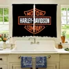 Room Curtains Partition Kitchen Curtains Blackout Curtain Small Window Curtains P-Harley-Davidsons-y Garland Curtain for Quarto 2