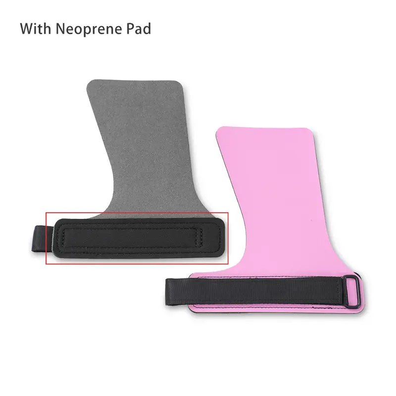 A Pair of Carbon No Finger Hole Hand Grips for Crossfit Pull Ups Cross Training Kettlebell Gymnastics Workout Palm Protector - Image 10