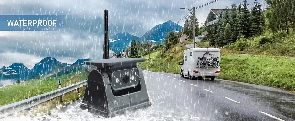 Wide-angle camera image