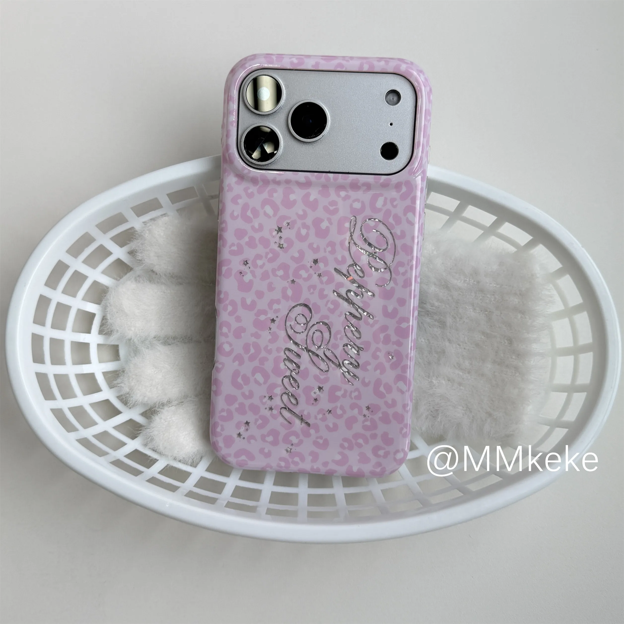 Minimalist Fresh Blue & White Polka Dot Girl Phone Case