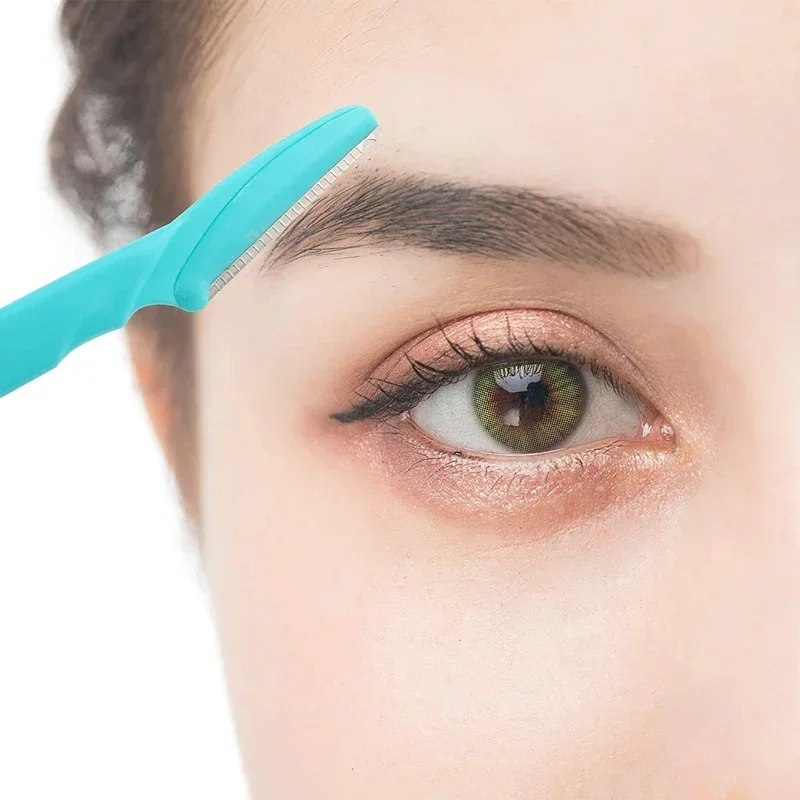 Eyebrow Trimmer Blade Shaver Portable Face Razor Eye Brow Epilation Hair Removal Cutter Safety Razor for Woman 100Pcs eyebrow trimmer blade eyebrow razor hair remover eyebrow trimmer face shaver facial hair remover hair shaver