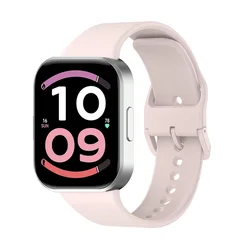 Premium Silicone Replacement Strap for Smartwatches - Universal Fit (8.pink)