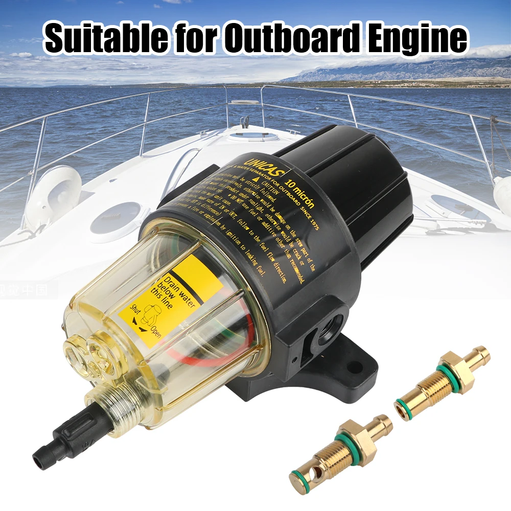 UF-10K Oil Water Separator Tank Boat Diesel Fuel Filter Element Set Outboard Motors Auto Parts Marine Accessories Universal