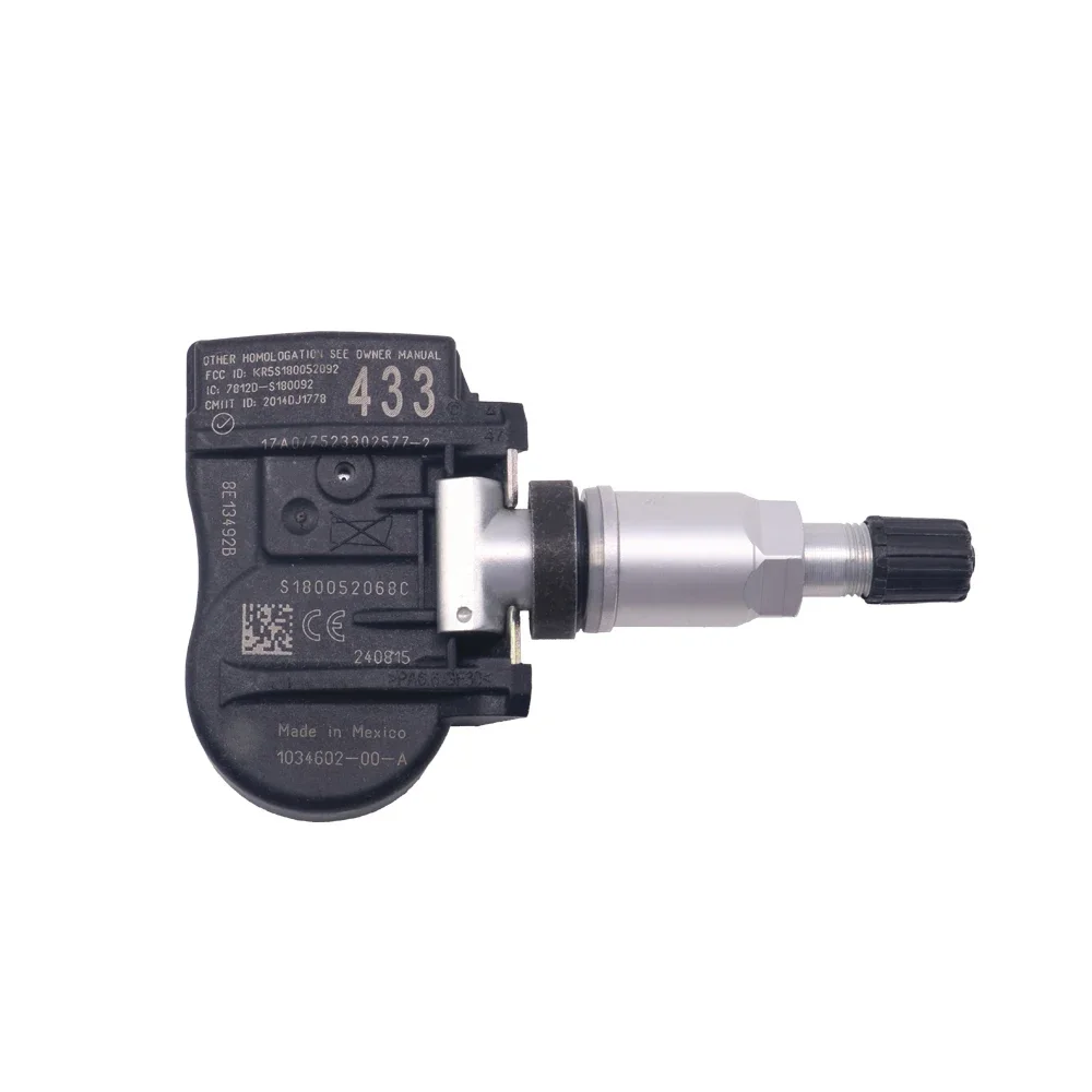 2018 2027 ׽  3  S Ÿ̾  , TPMS , 433Mhz, 1034602-00-A, 1034602-00-C, 1074812-00-B, 4 