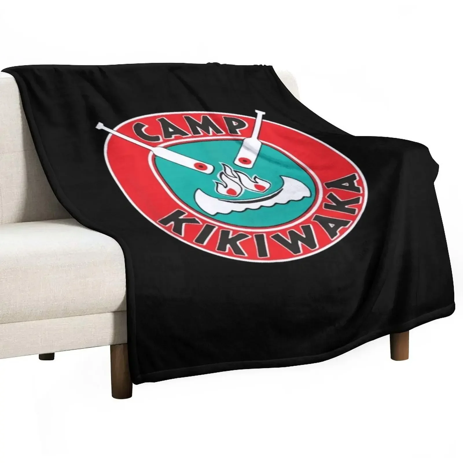 

camp kikiwaka Throw Blanket Decorative Sofas Designers Stuffeds Blankets