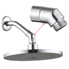 G1/2 Shower Elbow Adapter Shower Connector Hand Shower/Top Spray Elbow Chrome-Angle Female Thread And Male Thread Bathroom Parts 2