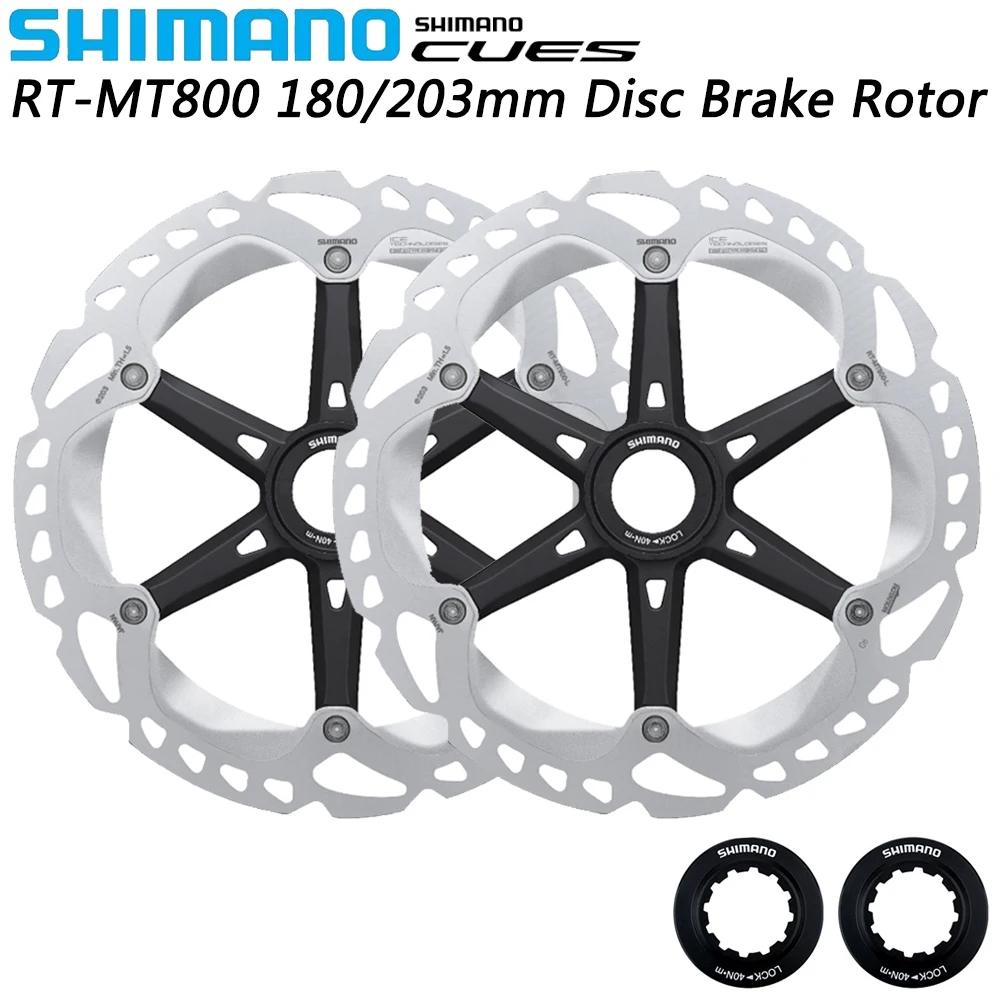 

SHIMANO DEORE XT RT-MT800 Disc Brake Rotor Center Lock 180mm 203mm Lightweight Bicycle Disc Brake Original Bike Parts