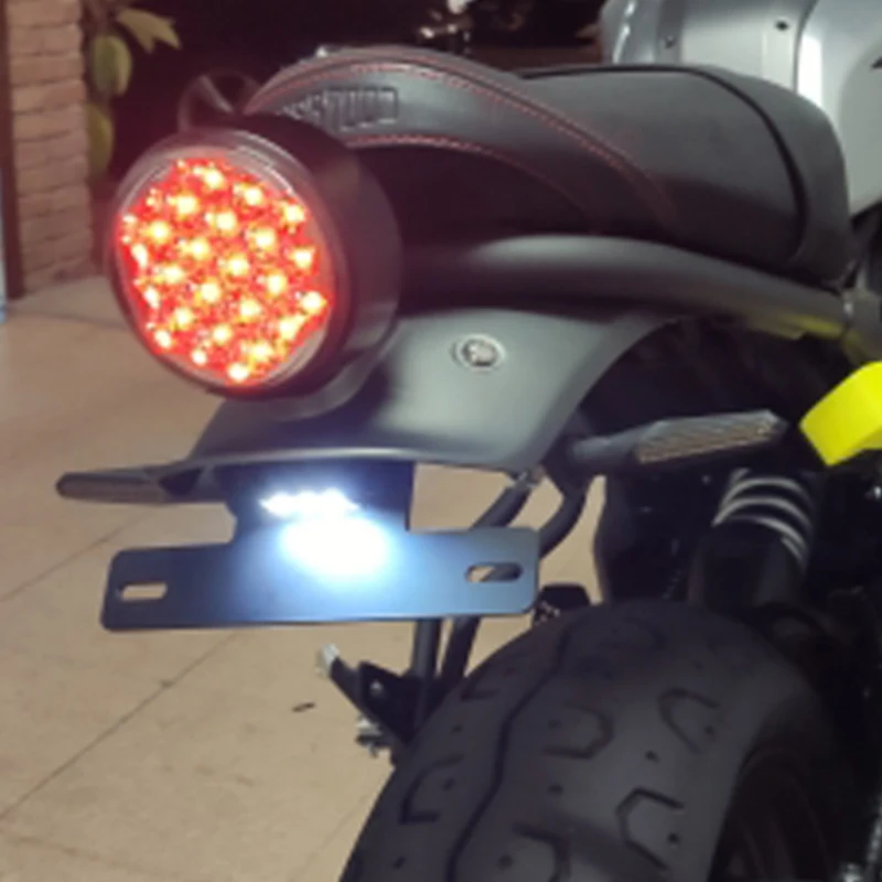 

CarDutiful License Plate Holder for YAMAHA XSR700 2015-2022 Rear Tail Frame Fender Eliminator Bracket Motorcycle Accessories