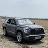 1/24 Sequoia SUV Alloy Car Model Diecasts & Toy Metal Off-Road Vehicles Car Model High Simulation Sound and Light Childrens Gift 1