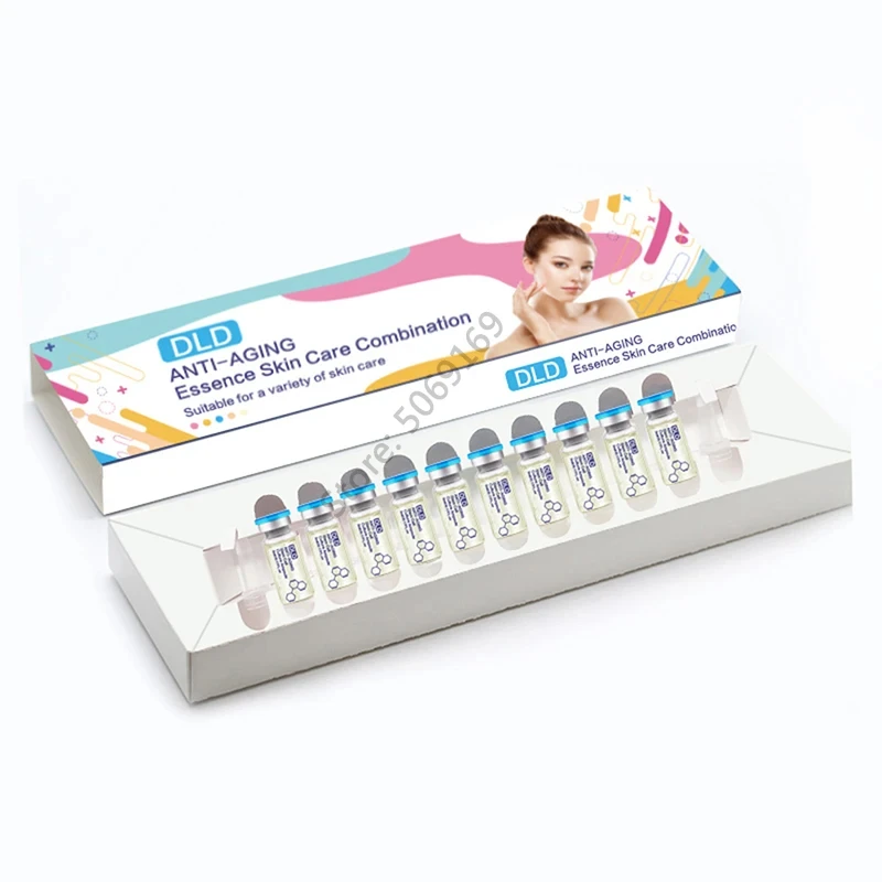 10 vials Korean Facial BB Cream Glow Essence Starter Kit Salmon DNA Moisturizing Rejuvenation Foundation Cream Beauty Skin Care 6
