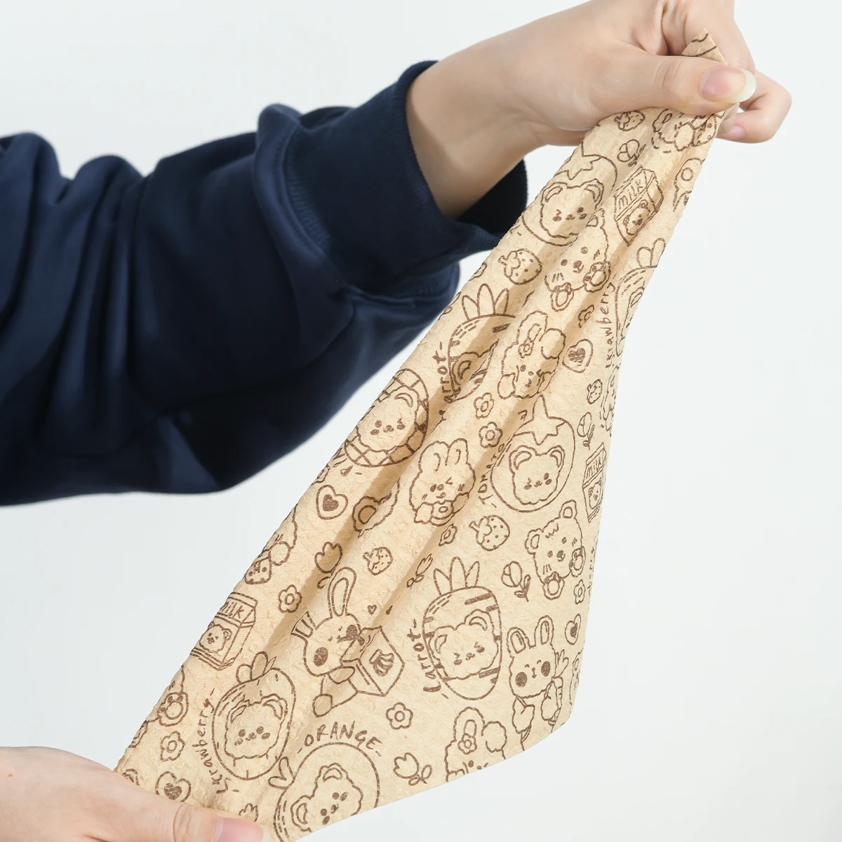 Multipurpose Lazy Cloth Bamboo Fiber Dishwashing Tissues Kitchen Dishwashing Cloth Reusable Cleaning Thickened Home Rag