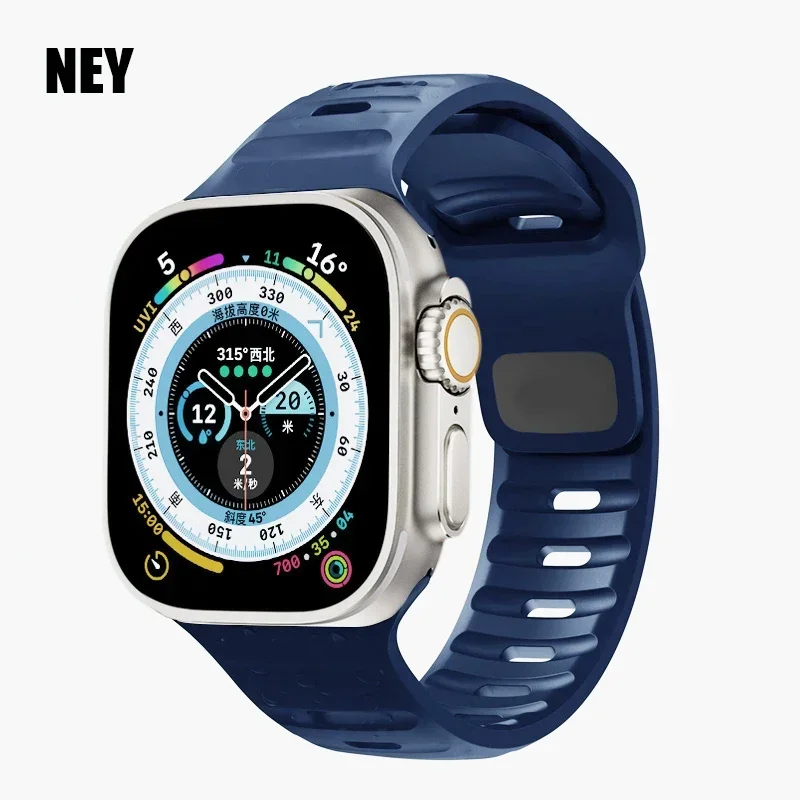 Silicone Sport Band for Apple Watch – Premium Fitness Strap Bracelet