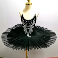 Black Ballet Tutu Skirt For Children's Swan Lake Costumes Kids Belly Dance Clothing Stage Performance Dress - Image 4