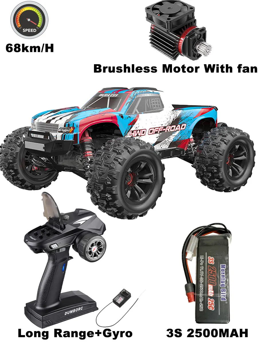 MJX Hyper Go 16208 Updated Version  Brushless 1/16 RC Car 2.4G Remote Control 4WD Offroad Race  High Speed Electric Hobby Truck 2