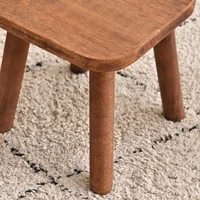 Tabouret Proxy de Alicante en Bois Massif, Petit Tabouret de Document de Brochure pour le Salon, l'Entrée, la Chambre à Coucher, la Cuisine, 1 Pièce 2