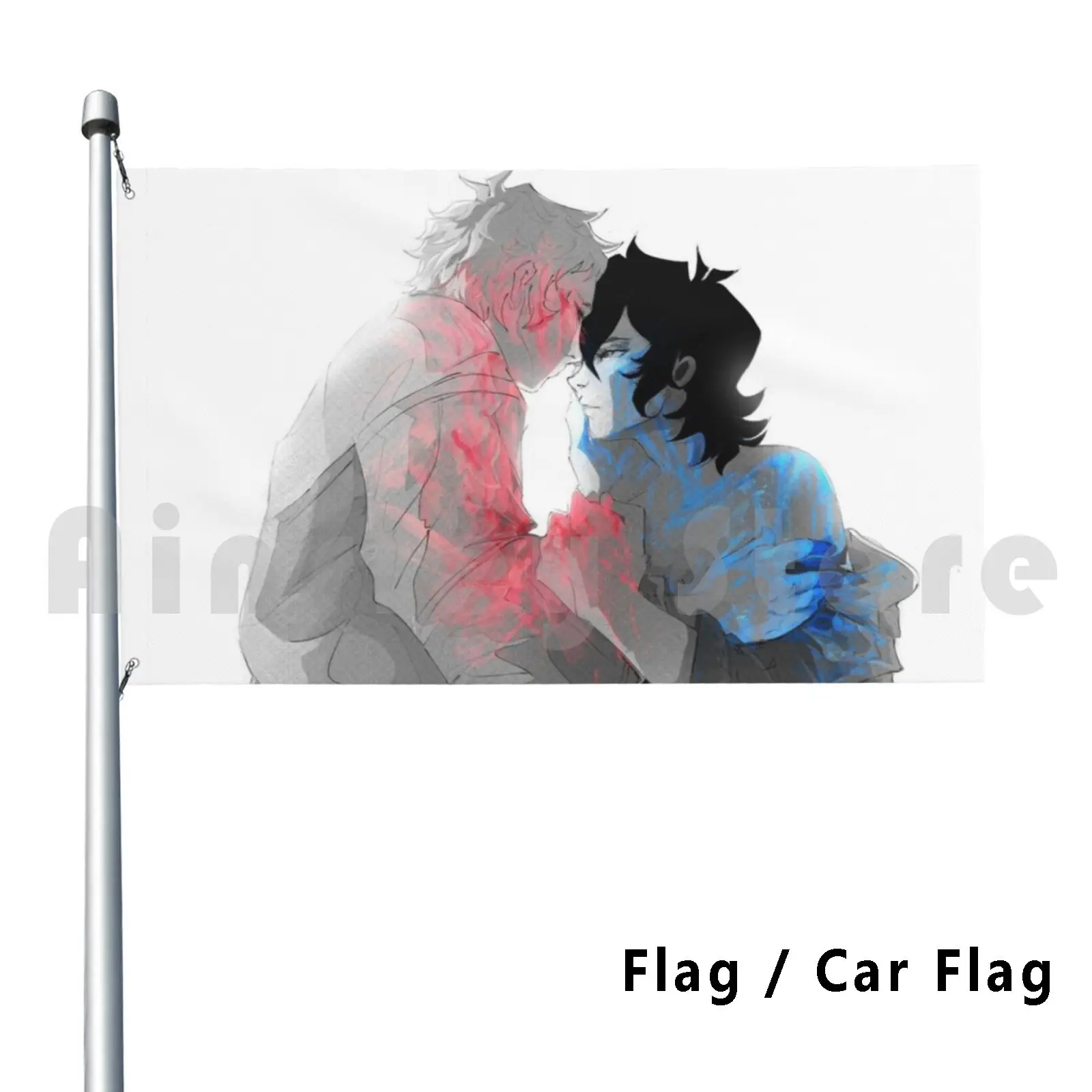 Pridepaint-Klance Outdoor Decor Flag Car Flag Klance Voltron Keith Lance Lance Mcclain Keith Kogane Vld Voltron