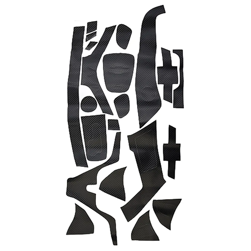 28pc Carbon Fiber Interior Cover Trim Stickers For Chevrolet For Cruze