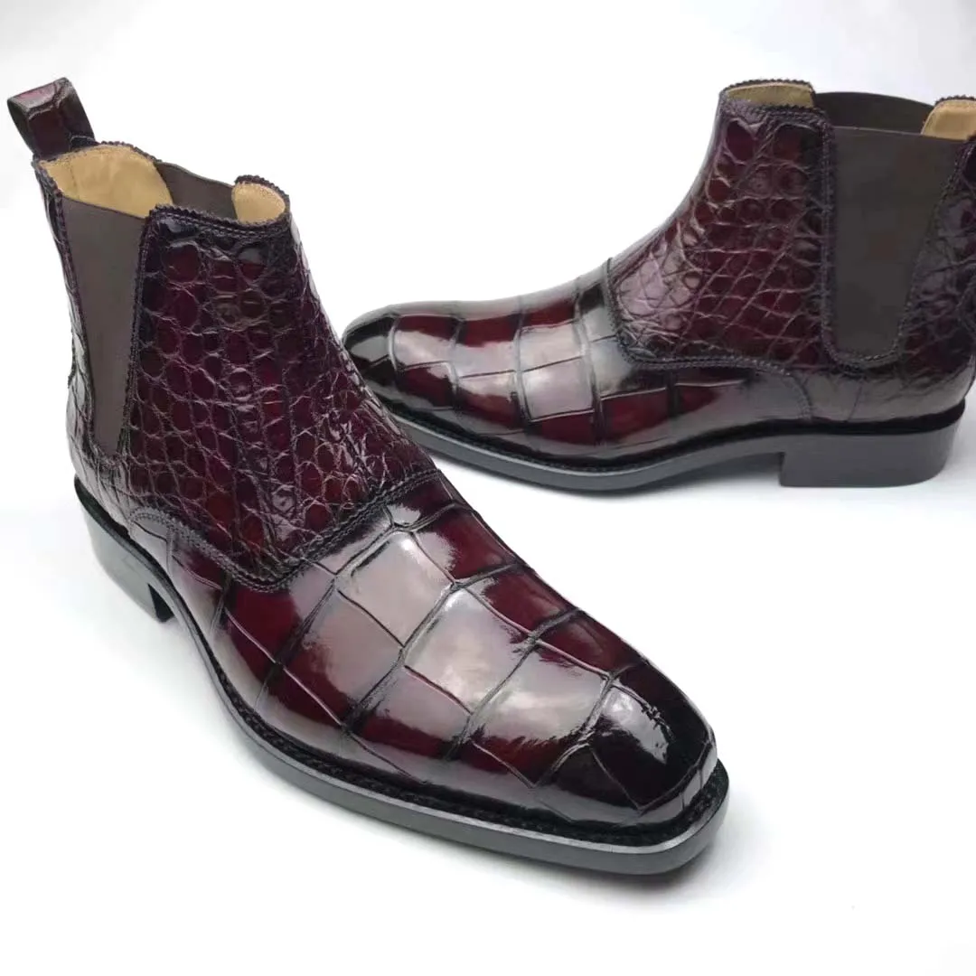 Рисунок 5 - Мужские ботинки kexima винно-красного