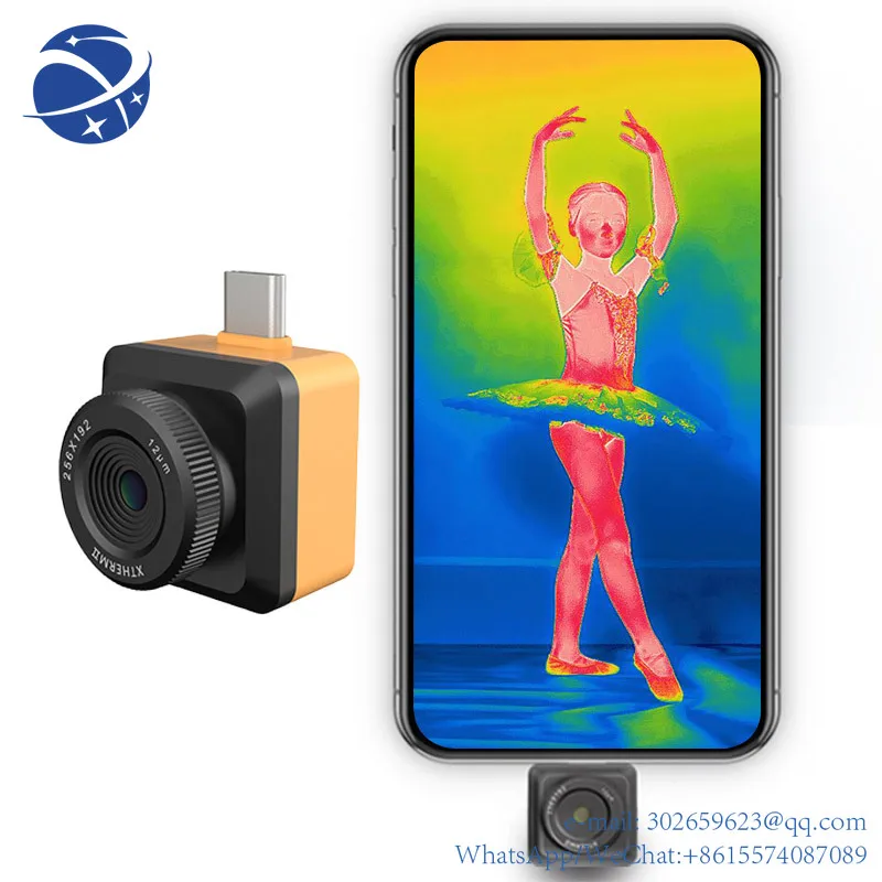 

yyhc InfiRay iray T2S Plus Macro Lens 256*192 Infrared Thermal Imaging Mini Mobile camer Android Phone Use