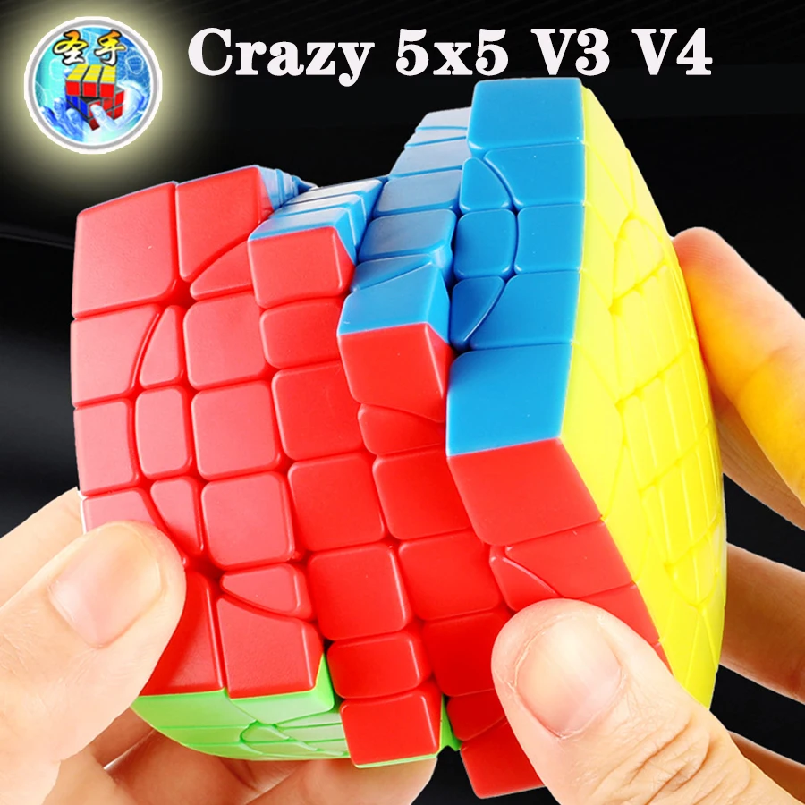 

SengSo Crazy Cube 5x5x5 V3.0 Circular 5x5 V4.0 ShengShou Circle Cube Magico Cubos Stickerless Educational Logic Game Fidget Toys