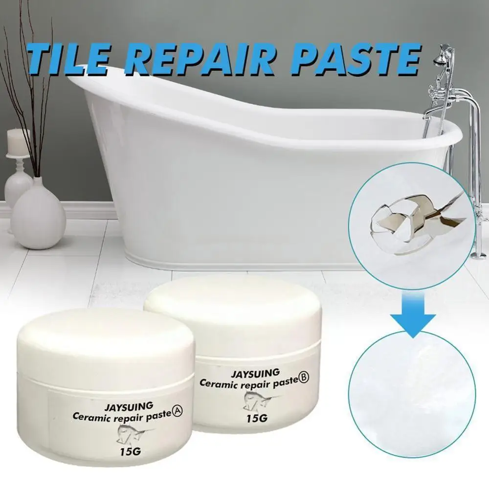 Ceramic Paste Floor Tile Adhesive Tile Repair Agent Tub Tile and Shower ...