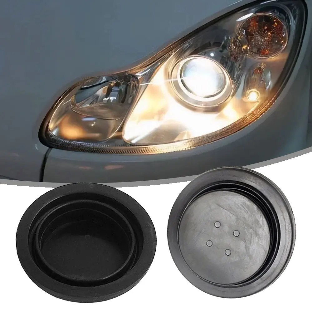

2Pcs Universal Car Headlight Dust Cover Rubber Housing Kit Fit for HID LED Bulb Seal Cap Headlamp Cover Car Lights Accessories