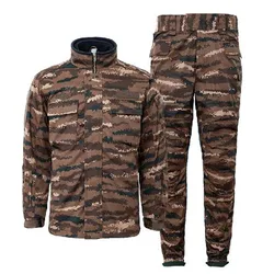 New Tabby Camo Soldier Army Military Uniform Camouflage Tactical Suit Men Army Special Forces Combat Shirt Coat Pant Set Clothes