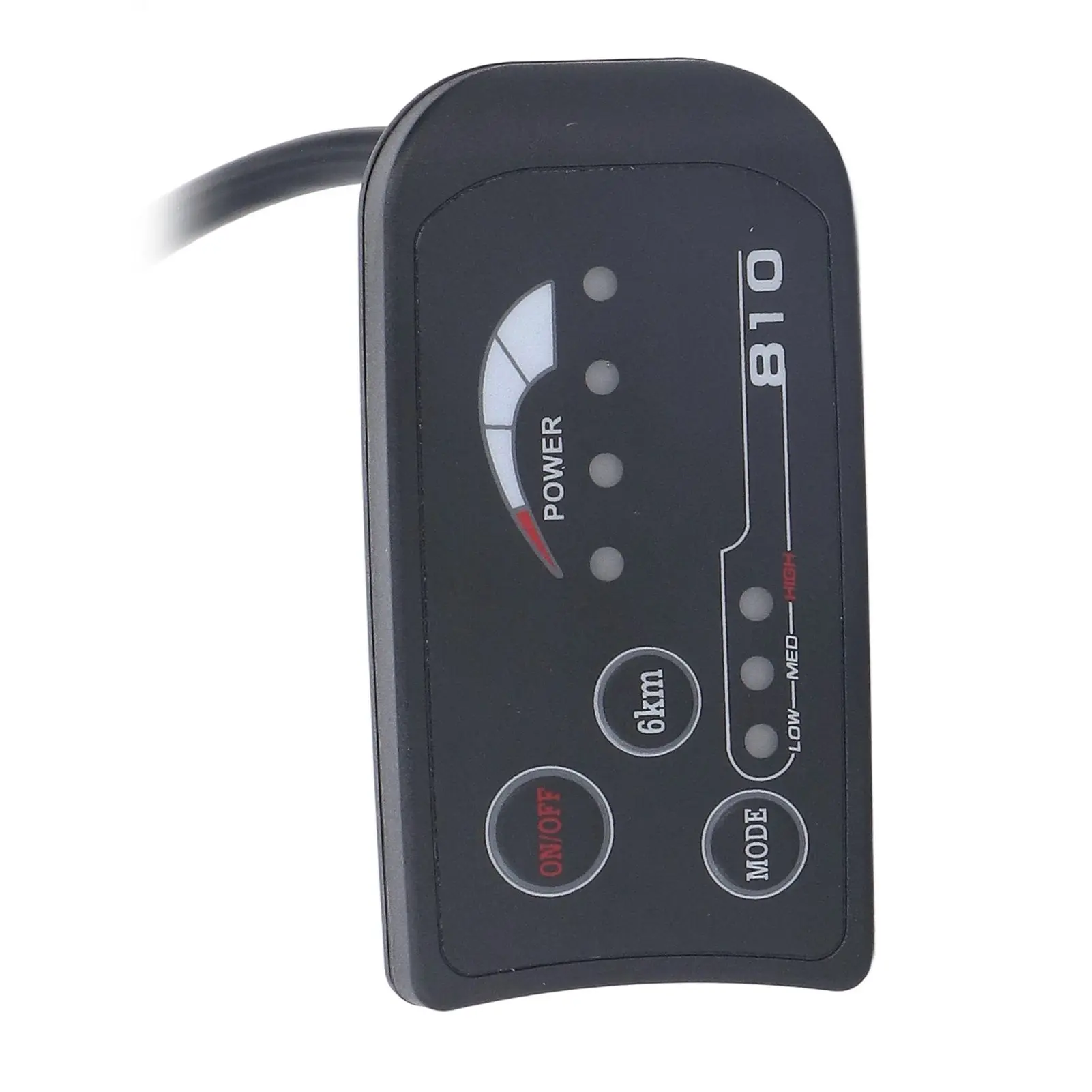 Display LCD S810 Per Bici Elettrica 36V/48V, Schermo LED A 4 Fili Con Memoria Marcia E Controllo Potenza, Impermeabile E Compatibile Con Manubrio 22,2 Mm