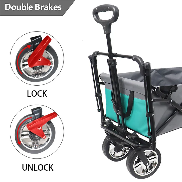 Kültéri Összecsukható Kocsi Hordozható, Melegíthető Tábor Piknik Védelme Az Esőtől És A Naptól - Image 5