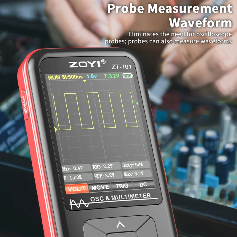 ZOYI ZT-701 2 IN 1 Digital Oscilloscope Multimeter 48Msps