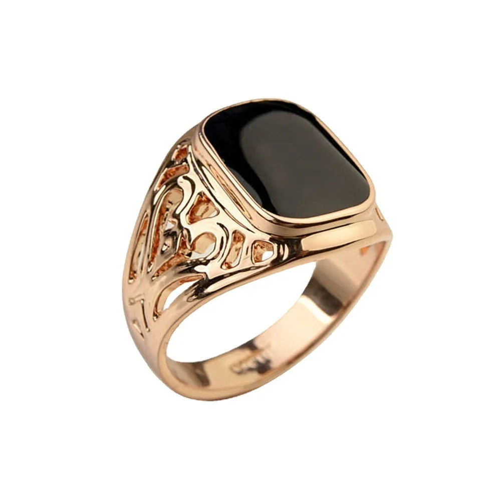 2025 New Business Drip Oil High-end Men's and Women's Rings Fashion Temperament High-end Ring Party Jewelry Wholesale 3