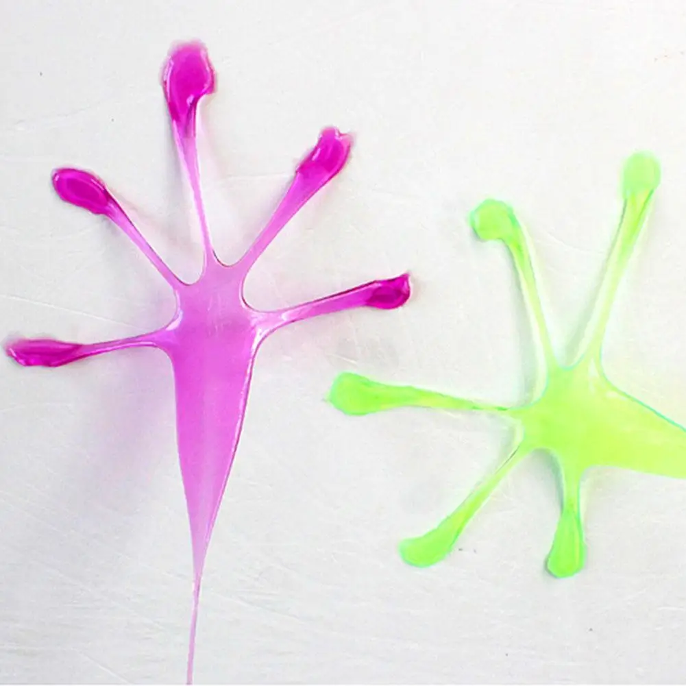 Novelty Kids Sticky Palm Toys Puzzle Climbing Wall Palm Decompression Sticky Hand Toys Elastically Stretchable fidget toys,stress relief toys,sticky toys