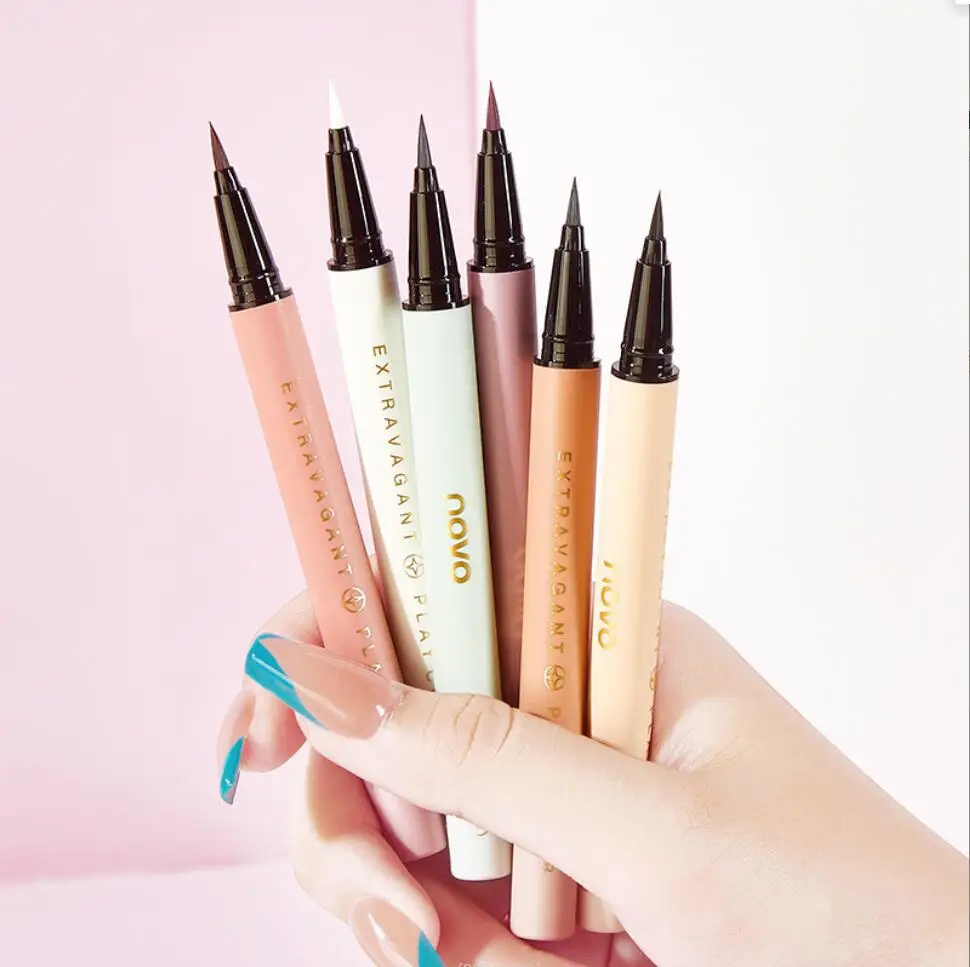 

Silky Smooth Colorful Eyeliner Pencil Matte Waterproof Anti-sweat Eye Liner Pen Long Lasting Liquid Makeup Cosemtics T2496