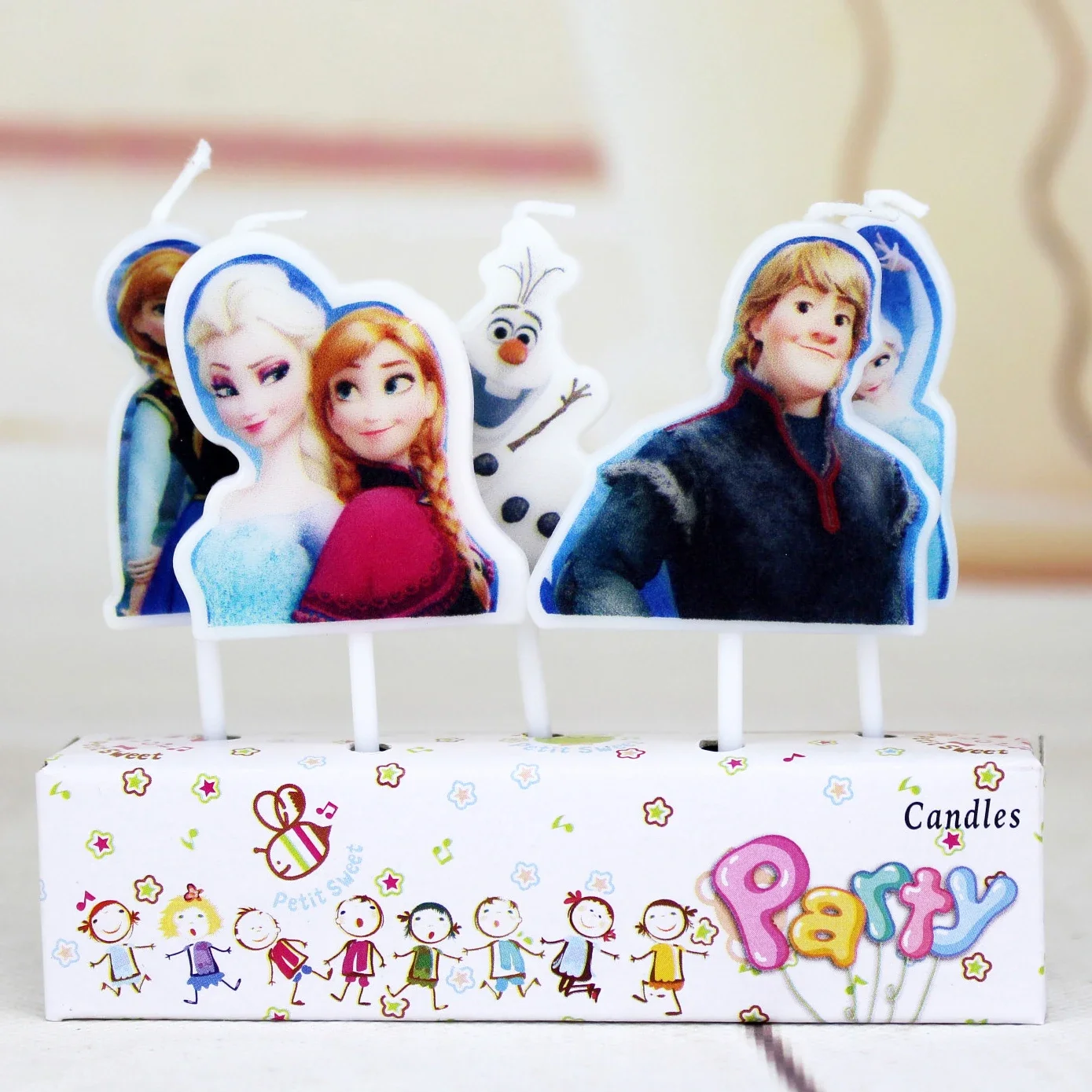 

Disney Frozen Candle Cute Cartoon Minnie Candle Creative Kids Baking Cake Supplies Birthday Party Decoration Candles Kids Gifts