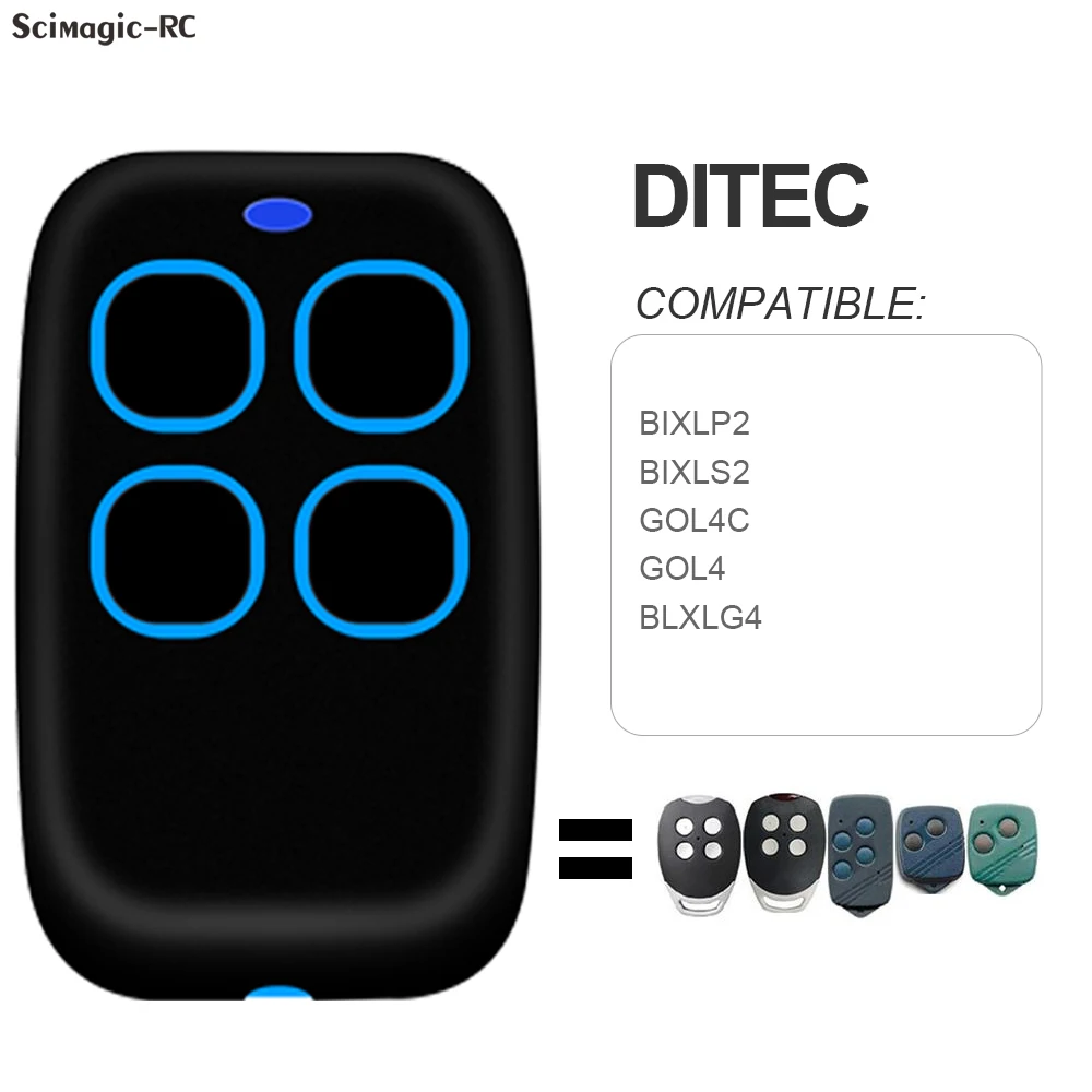 DITEC-원격 제어 차고 문 오프너, DITEC GOL4 BIXLS2 BIXLP2 BIXLG4 GOL4C 차고 문 원격 명령 전기 게이트 제어